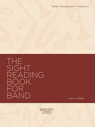 The Sight-Reading Book for Band, Vol. 1 Tenor Sax band method book cover